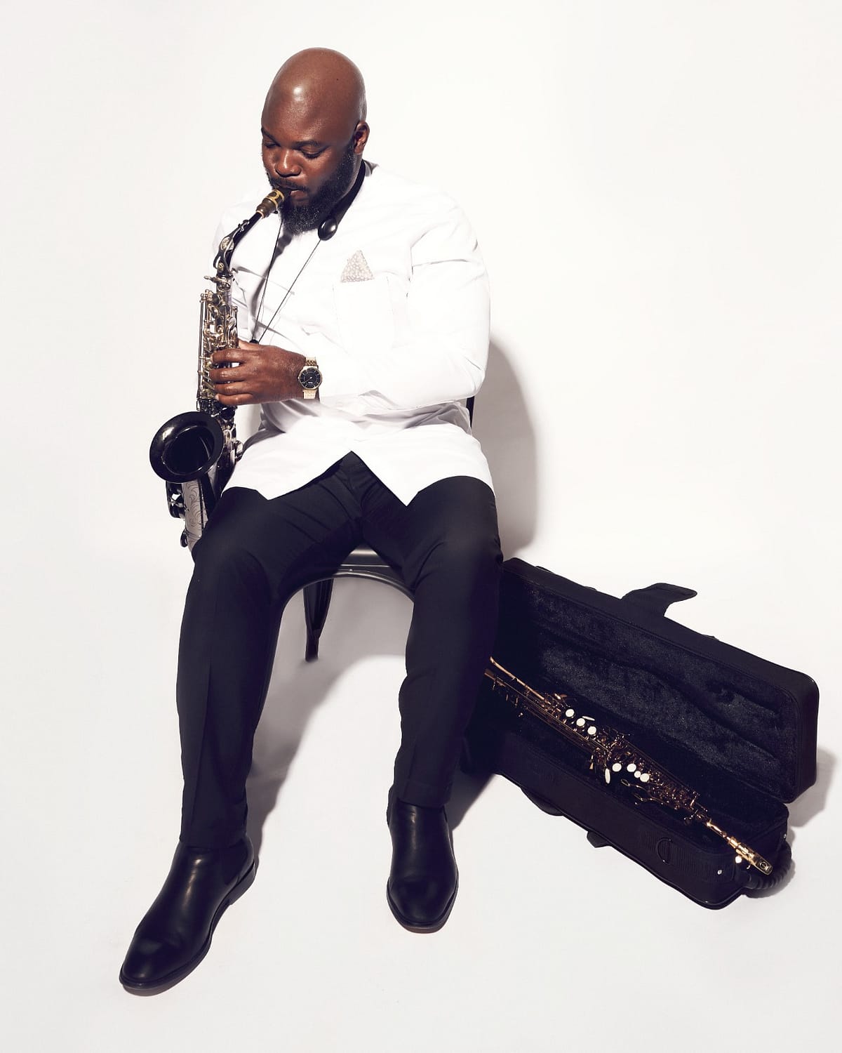 afrobeats jazz saxophonist